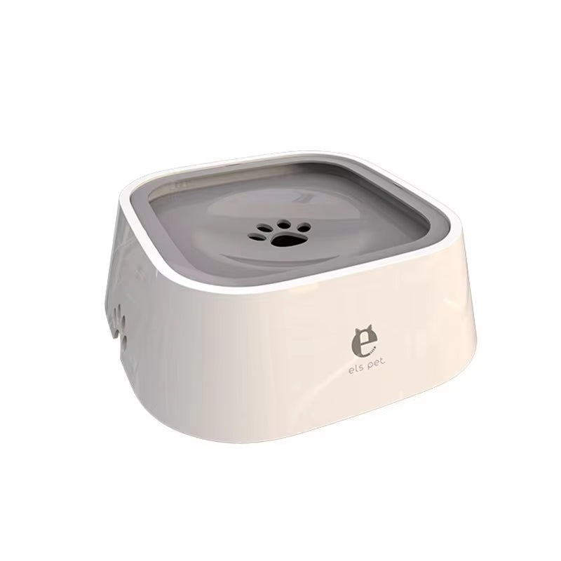 Non-Spill Floating Water Bowl for Dogs and Cats - Anti-Overturn Plastic Dispenser