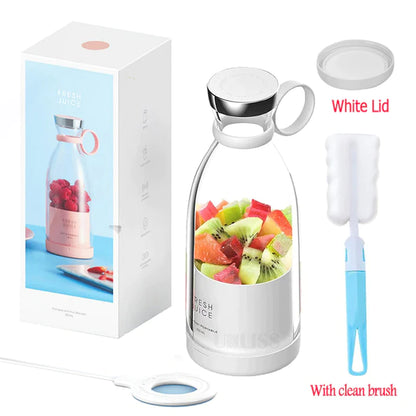 Portable Electric Blender and Citrus Juicer - Wireless Smoothie Maker and Juice Extractor