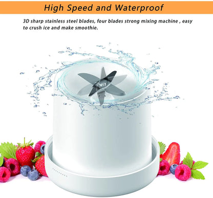 Portable Electric Blender and Citrus Juicer - Wireless Smoothie Maker and Juice Extractor